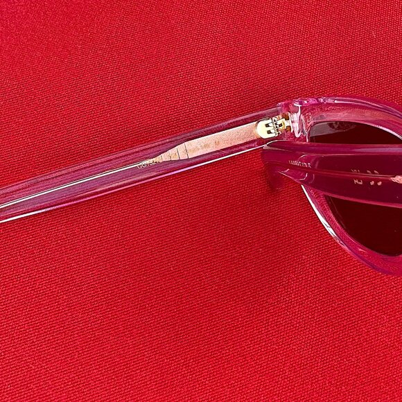 Gucci 1521S 004 Violet Violet Brown Sunglasses Women T140 - Picture 9 of 12